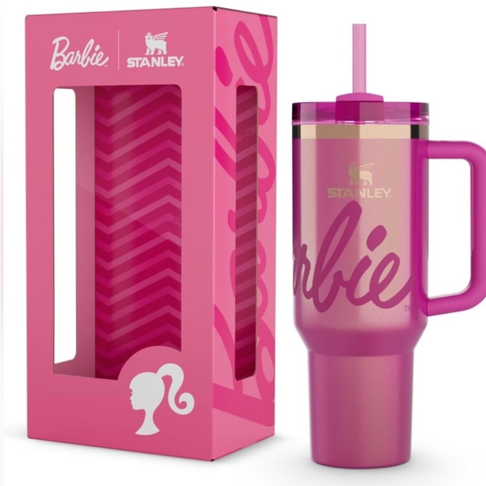 The 40oz. Barbie™ Icon Quencher arrive in a bright pop of Barbie™ pink!